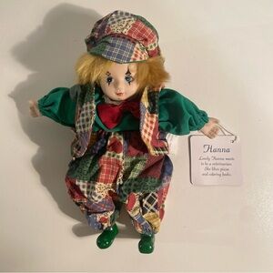 Vintage Collectible Classic Treasures Clown Collection ‘Hanna”